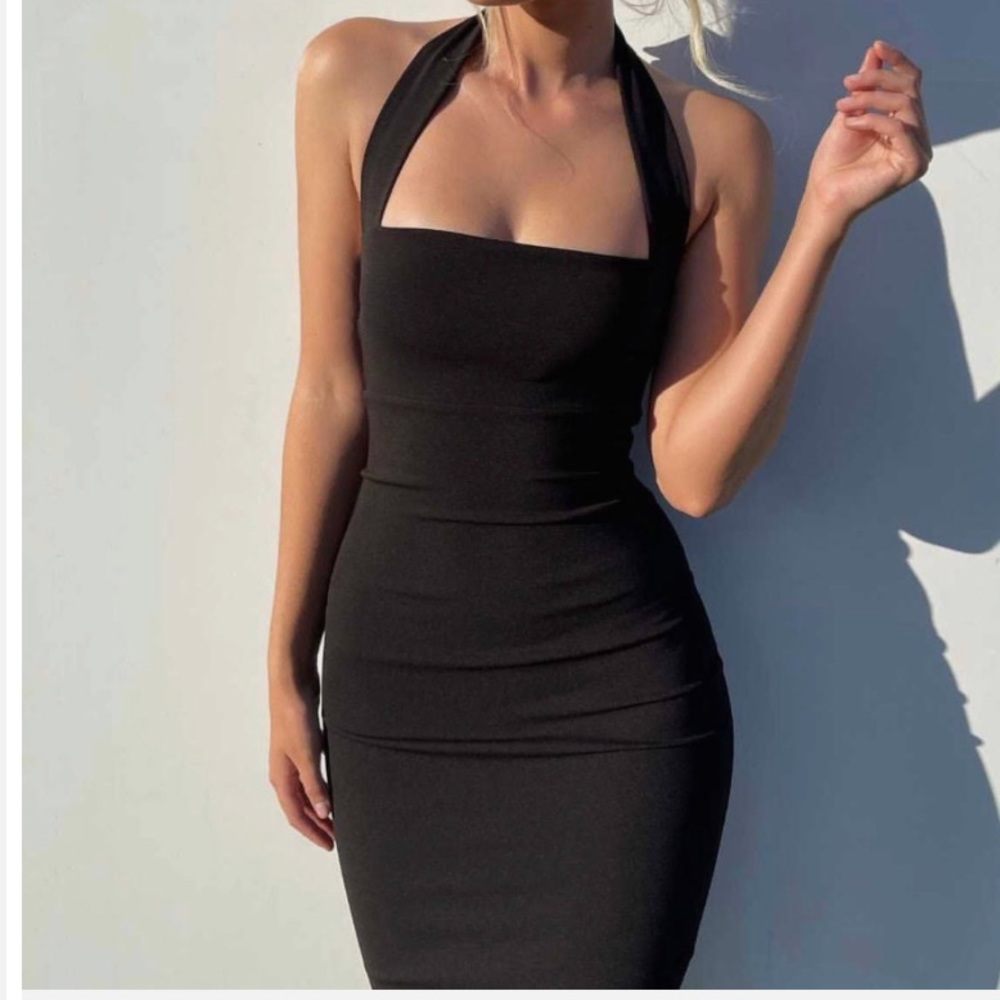 Nookie Boulevard Black Midi Dress